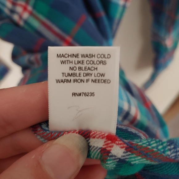 NWT Plaid Flannel Shirt - Picture 4 of 4